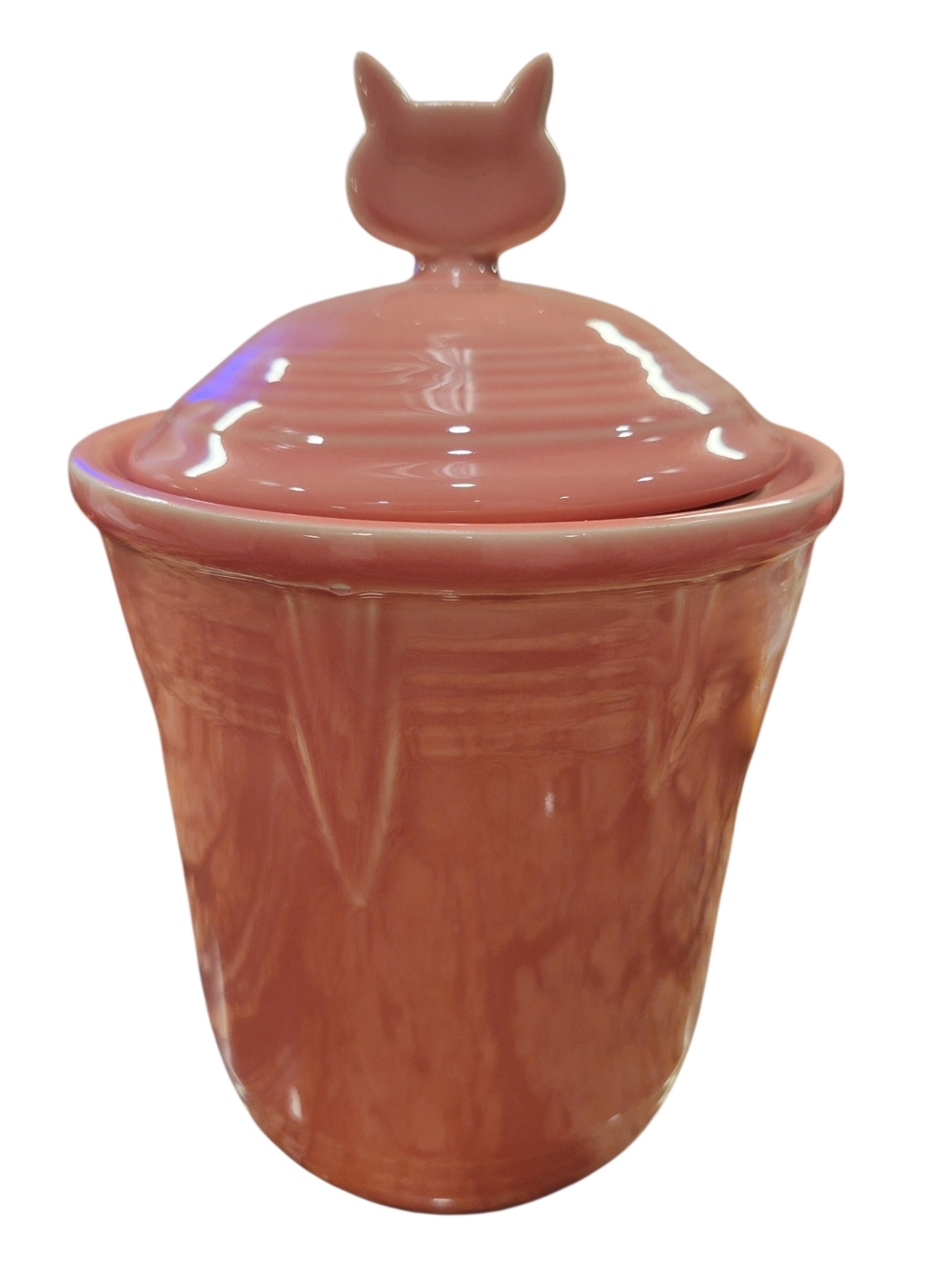 Fiesta® Cat Treat Canister – Peony Pink 🐾